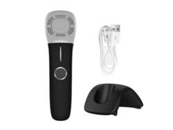 Masajeador facial Yunzii para arrugas, máquina reafirmante eléctrica (negro)