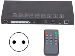 Empalmador De Vídeo Hdmi, Interfaz De Controlador 4k 30 Hz 300 Mhz