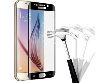 Protector Cristal Templado Samsung Galaxy S6 Edge+«Galaxy S6 Edge Plus Multi4You Full Cover 3D Negro