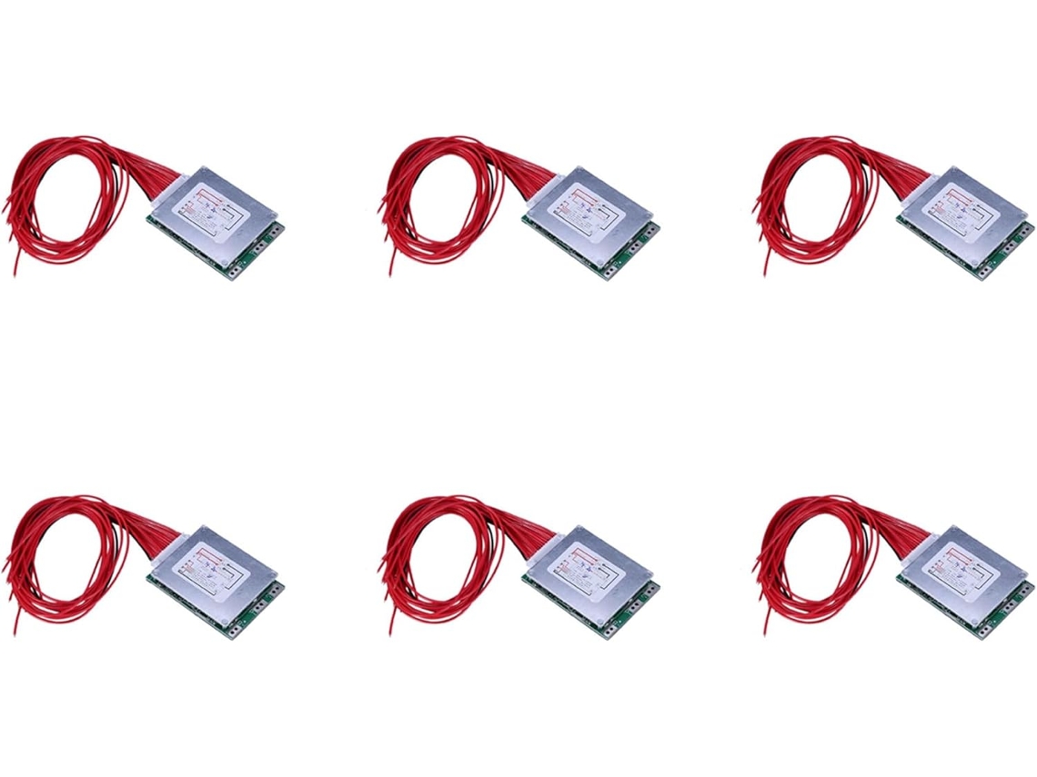 6 Placas De Circuito Impreso De Protección Para Baterías De Polímero De Litio De 14s 52v 35a Para Bicicletas Y Patinetes Eléctricos.