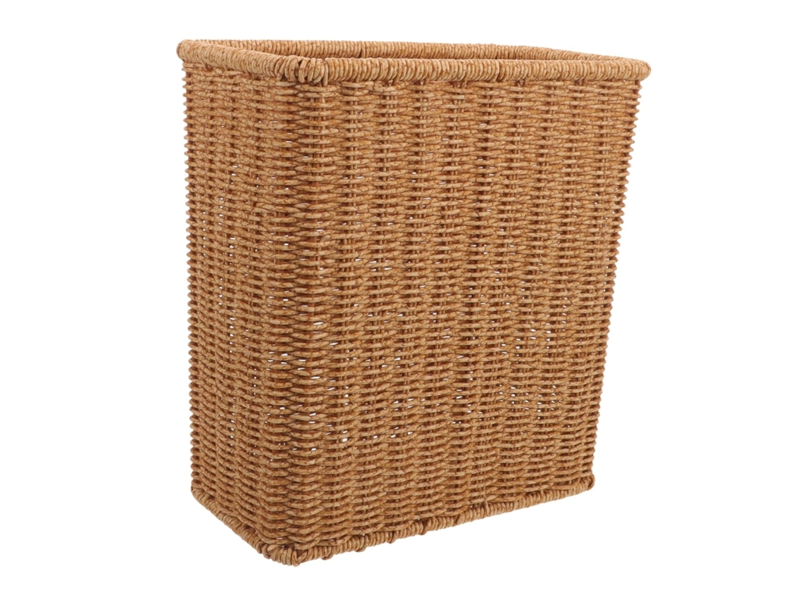 Papelera De Plástico Ligera Y Delicada De Estilo Campestre Para Un Almacenamiento Versátil.