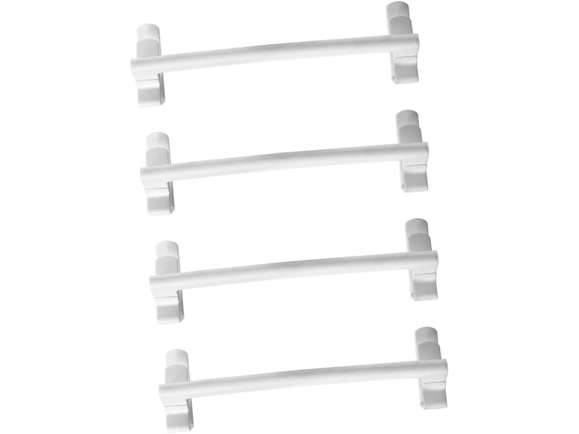 Juego de 4 porta toallas de plástico, ideales para colgar en la cocina y el baño Gokoco