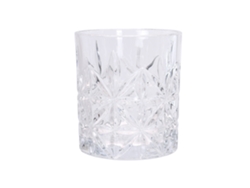 Juego de 4 vasos de cristal con capacidad de 230 ml Ø7,5x8cm Wellhome