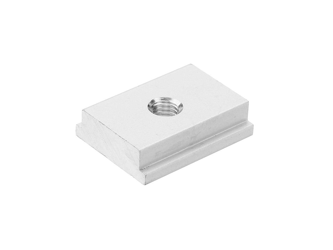 Tuerca Deslizante M6 Con Canal Roscado De Aluminio Negro, Ligera Y Duradera, Para Máquinas Fresadoras Cnc.