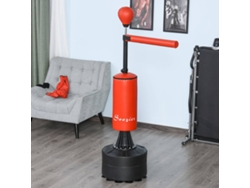 Punching Ball HOMCOM 360 ° (Rojo - 88x48x155-205cm)