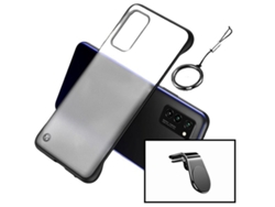 Kit Funda y Soporte Magnético Coche iPhone 11 Pro Max Invisible Bumper Negro