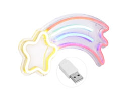 Festival de luces de neón Meteor, letreros de neón USB para pared, arte luminoso para decoración del hogar CHABERLU