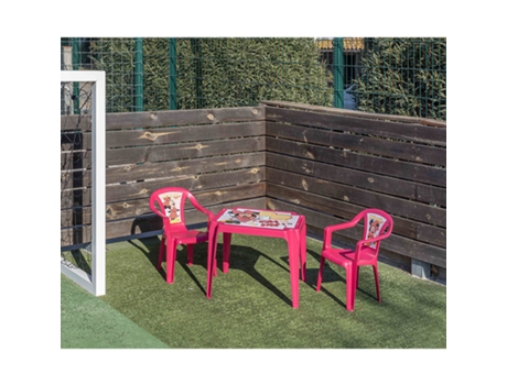 Conjunto Infantil Disney: Mesita 2 Sillones - Minnie