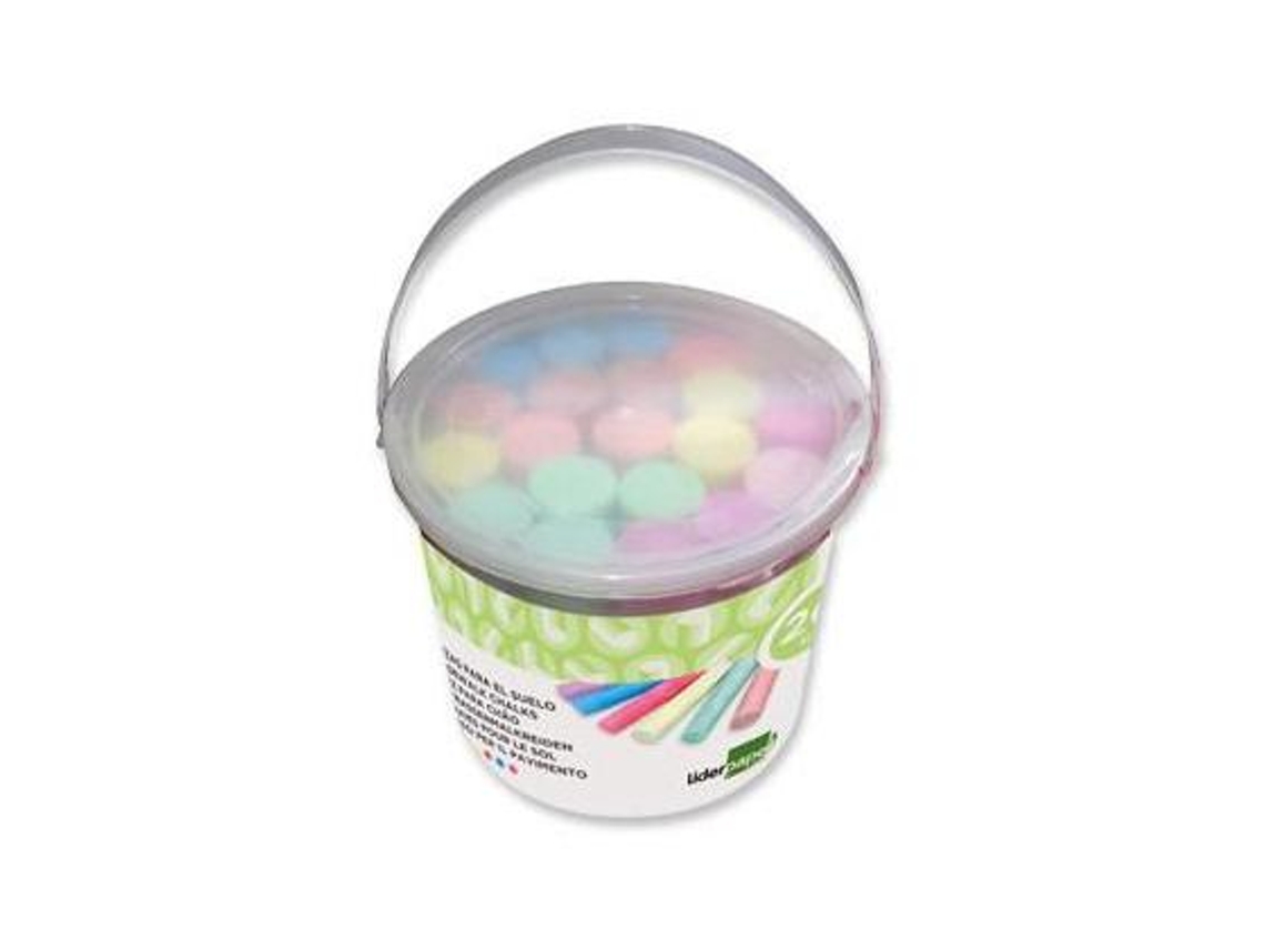 Liderpapel Tizas Suelo Colores Surtidos Caja 20 Unidades