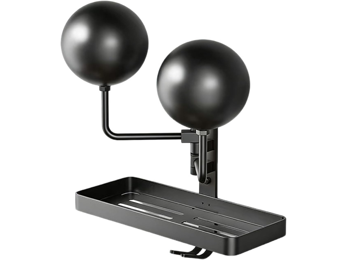 Elegante Soporte Para Exhibir Cascos Con Fuerte Adhesivo En La Parte Posterior.