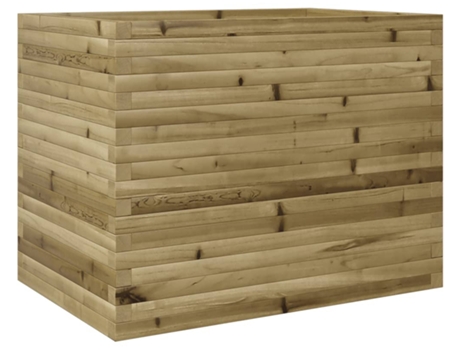 Jardinera VIDAXL Marrón Madera (90x60x68.5 cm)
