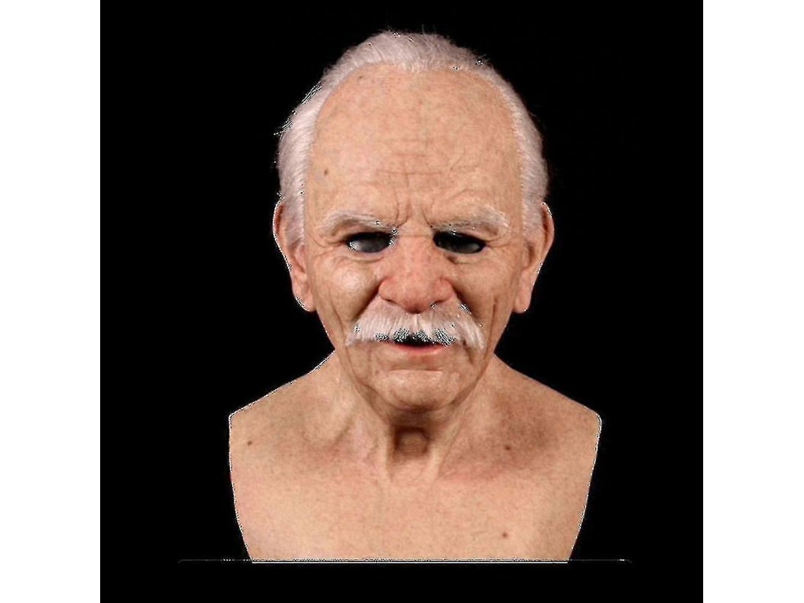 Máscara Facial Masculina Realista De Látex Para Disfraz De Fiesta De Halloween