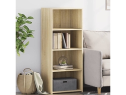 Aparador Alto Madera De Ingeniería Roble Sonoma 50x41x124 Cm