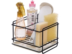 Organizador De Fregadero Con Soporte Para Esponja, Jabón Y Cepillo, Rejilla De Drenaje Para Cocina Y Baño.
