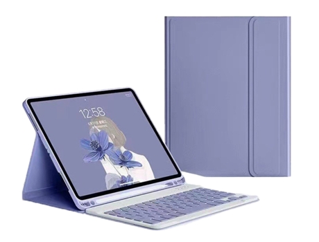 Carcasa Flip Cover y Teclado Bluetooth YIMGOTTA PS-S8U para Samsung Tab S8 Utrla 14.6 X900/X906