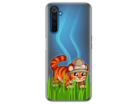 Carcasa Realme 6 Pro TUMUNDOSMARTPHONE Dibujos Transparente Multicolor