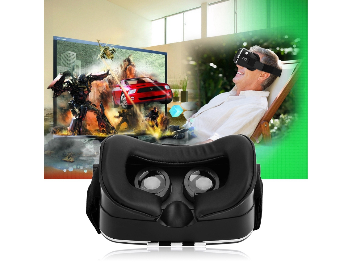 Lentes De Realidad Virtual (visualización 3d) Vr Box Espejo De Tormenta 3d (versión Mejorada) Blanco