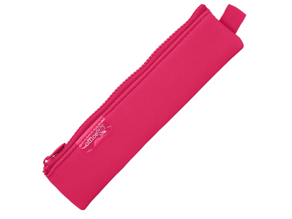 Estuche multifuncional de neopreno Colorline Mini. Caja de oficina fucsia