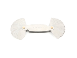 Calibrador De Paso De Rosca Métrico E Imperial, Acero Inoxidable, Medición Dimensional R7,5-15 Mm
