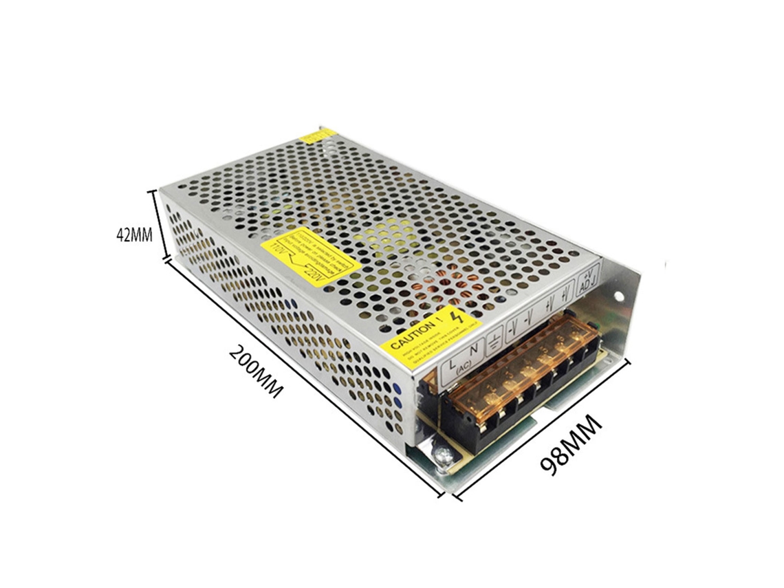 Omni-fuente De Poder Switching 12v 10a 120w Con Protección Contra Sobrecarga Para Led Cámara