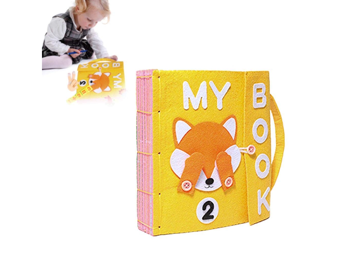 Rebe-libro Fieltro Silencioso Diy Para Bebés Juguete Educativo De Desarrollo Cognitivo Temprano Manual Para Niños