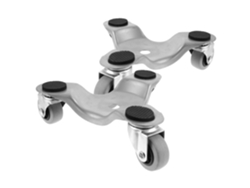 Deslizadores Muebles Ruedas Giratorias 3 Ruedas 2 Piezas