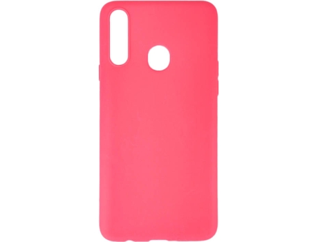 Carcasa Samsung Galaxy A20s ACCETEL Silicona Liso Rosa