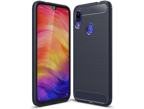 Carcasa Xiaomi Redmi 7 LMOBILE Carbono Azul