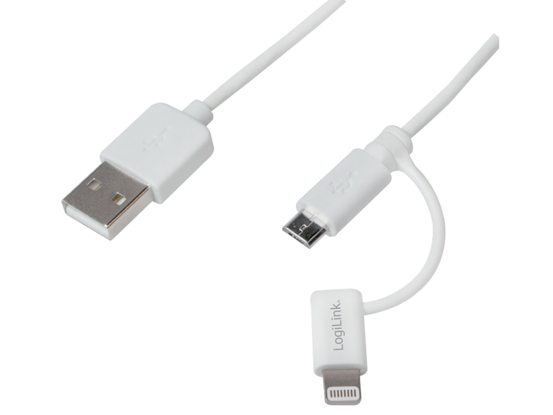 Cable de Datos y Carga LOGILINK Usb Enchufe Micro Usb 1,0 M