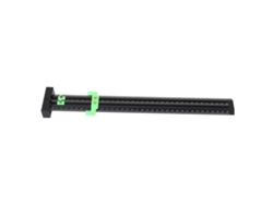 Escuadra En T De Aleación De Aluminio Con Doble Aguja Para Trazar Líneas En Carpintería, 35 Cm, Verde