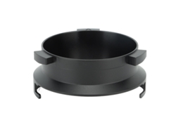 Anillo Dosificador De Café De 51 Mm Con Embudo Sin Mango, Aleación De Aluminio Para Delonghi Series 9 9335 9155 9355 9665 Negro