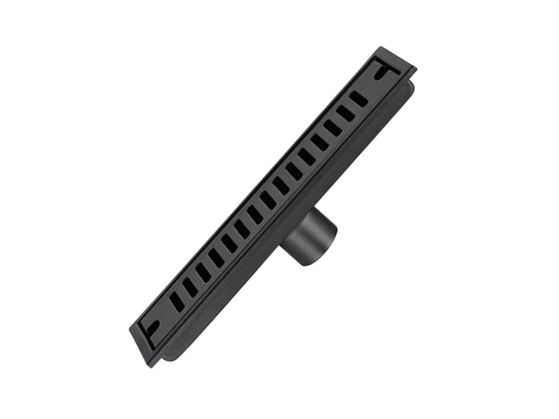 Desagüe De Piso De Acero Inoxidable Negro, Filtro De Diseño Rectangular Creativo