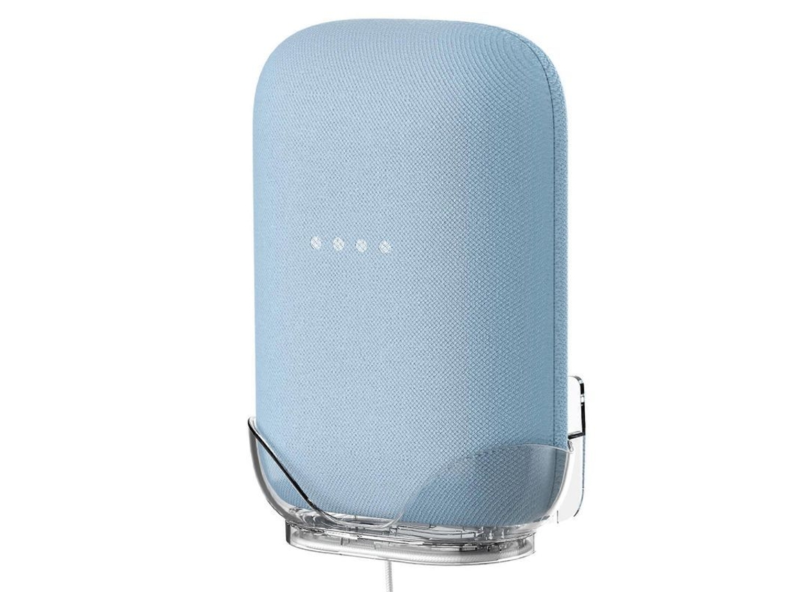 Soporte De Pared Para Google Nest Audio Con Gestión De Cables Integrada Y Estante Para Altavoz.
