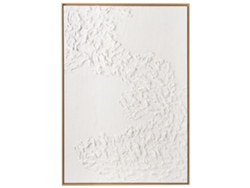 Impressão Para Parede Com Moldura Beliani Clifden De Material Sintético Branco 73x4x103