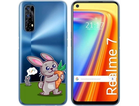 Carcasa Realme 7 TUMUNDOSMARTPHONE Conejo Multicolor