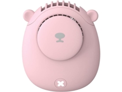Este pequeño ventilador de cuello portátil está diseñado para hombres y mujeres con estilo, y es apto para uso en interiores y exteriores.