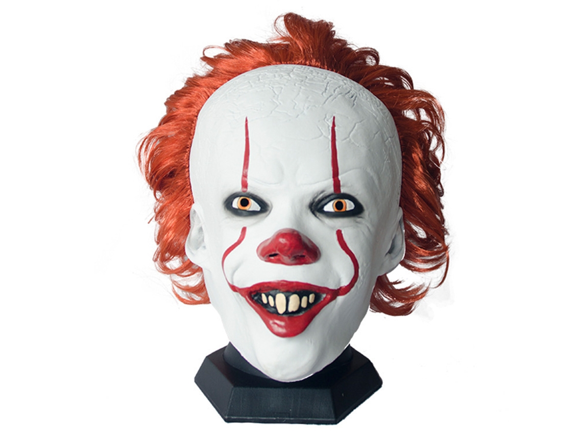 Máscara de látex de payaso divertida para adultos, fiesta de Halloween, RPG A-07 Siurn