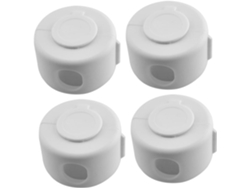 1 Juego De Fundas Para Puertas, Protección Segura, Manijas Fáciles De Instalar, Compatible Con La Mayoría De Puertas Esféricas.
