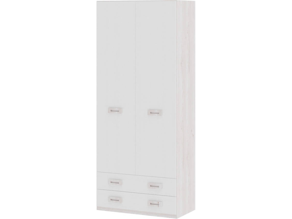 Armario MUEBLAM Artic Nieve Melamina (99x232x50 cm)