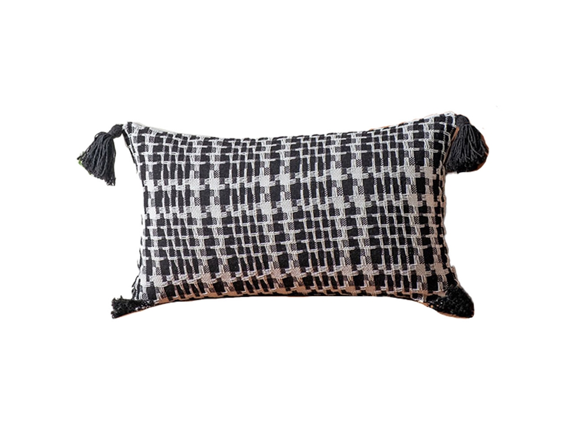 Funda De Almohada Rectangular Con Diseño Geométrico, Ideal Para Muchos Lugares.