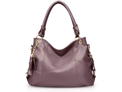 Bolso De Hombro De Gran Capacidad Cuero Suave Bolso Bandolera Moda Con Borla Cux