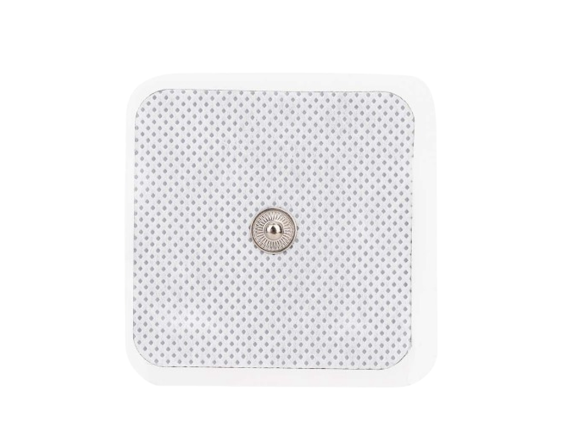 Almohadillas de repuesto para unidad TENS, electrodos autoadhesivos reutilizables, aprobados por la FDA 510k, diseño hipoalergénico para estimuladores.