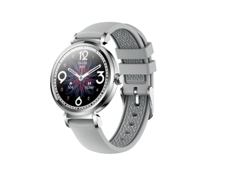 AUJEZON Reloj inteligente con monitor de actividad multideporte plateado