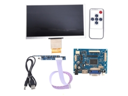 Veloriskku-tela Lcd Tft De 7 Polegadas 1024*600 Hdmi Vga Para Kit De Monitor Raspberry Pi 3/2