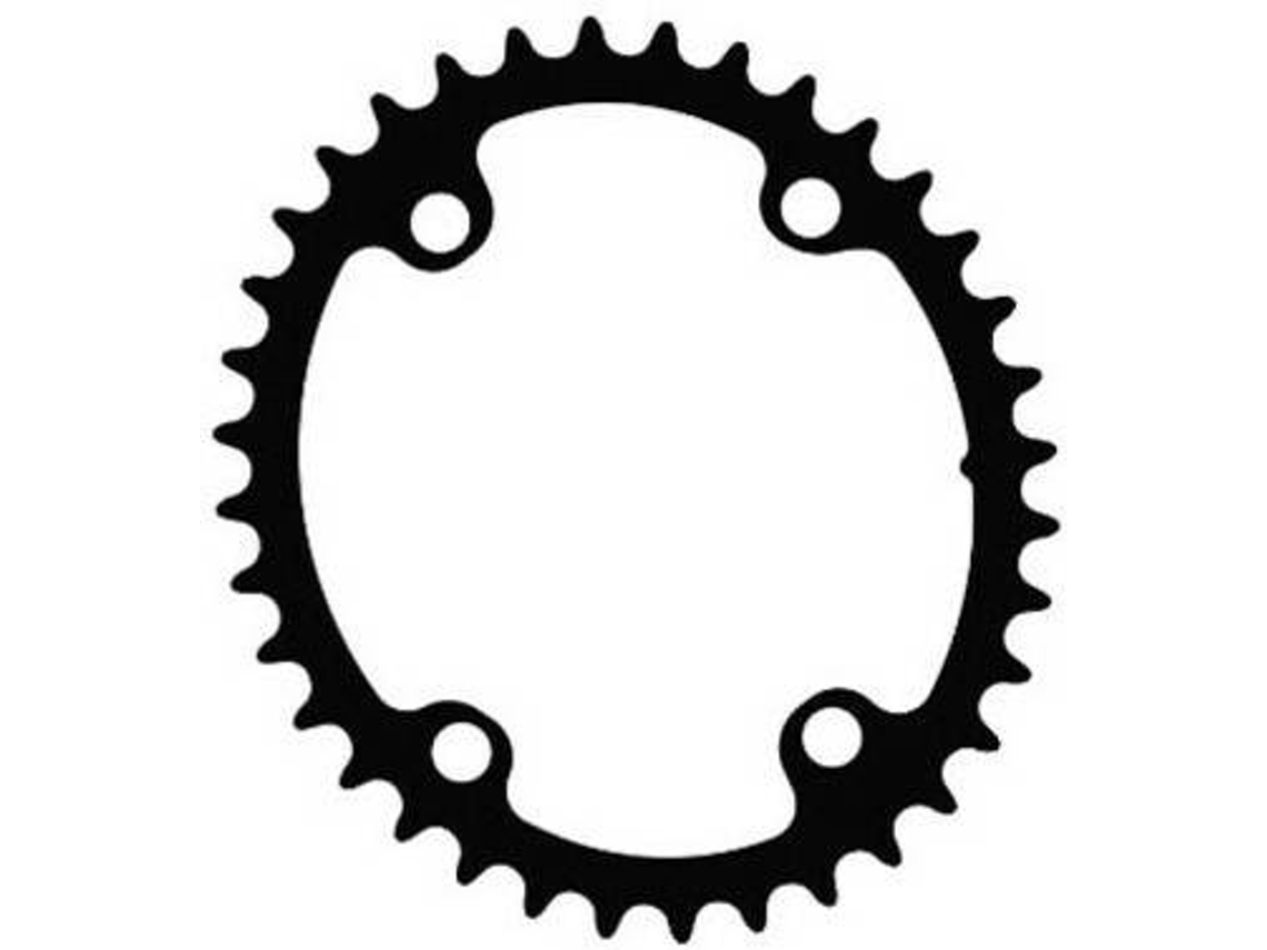 Bandejas Dobles ROTOR Q Rings Grx Bcd80X4 Q31T(48) Inn Bk (Negro - TU)