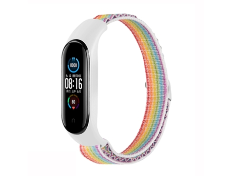 Correa de reloj inteligente para Xiaomi Mi Band 3/4/5/6/7 Nylon Loop Watch Band (siete colores)