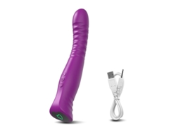 Vibrador De Masaje De Silicona Con 10 Modos De Vibracin Para Mujeres (prpura)