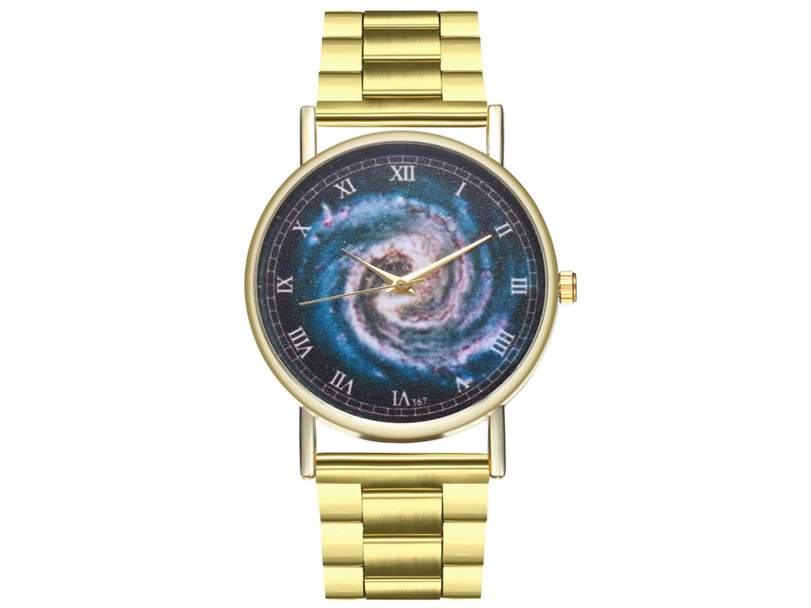 Reloj De Pulsera Zhoulianfa De Acero Inoxidable Con Números Romanos Estándar Universales, Unisex.