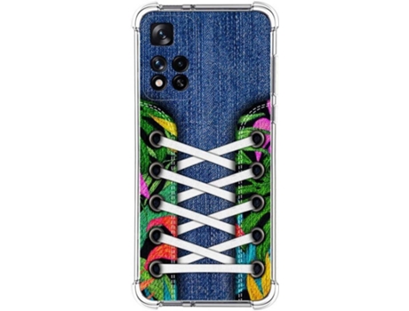 Carcasa para Xiaomi Redmi Note 11 Pro+ Plus 5G TUMUNDOSMARTPHONE Dibujos Antigolpes Zapatillas 13 Multicolor