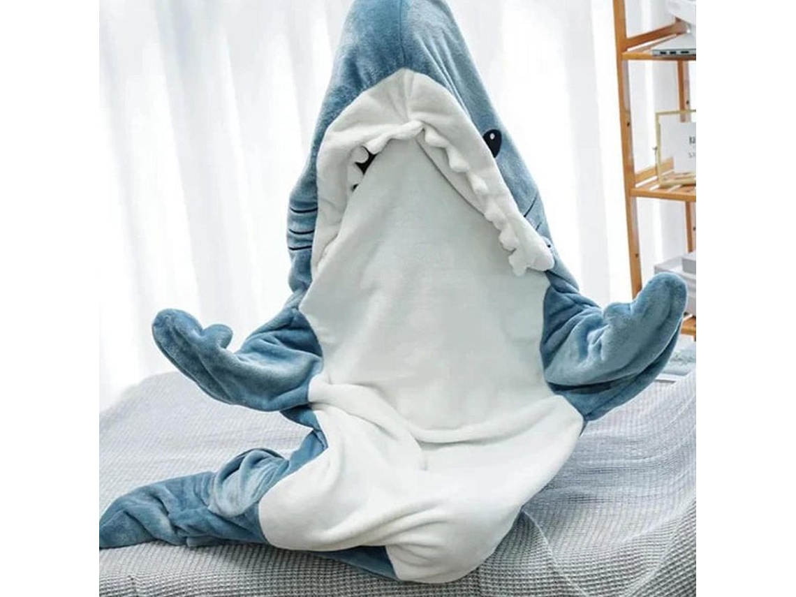 2026-cobertor Sudadera Tibio Con Capucha De Tiburón Para Adultos, Super Suave Fleece Flannel